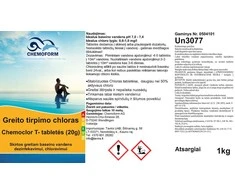 Chemoform Greito tirpimo chloras Chemoclor T- tabletės (20g), 1kg