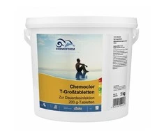 Chemoform Lėto tirpimo chloras Chemoclor T- tabletės (200g), 5kg