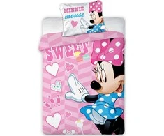 Disney Mickey Mouse – Patalynės komplektas Minnie – 135x100 cm, 2 dalių