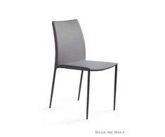 Unique Dizaino kėdė - pilka METALAS + PRAKTINIS AUDINIS