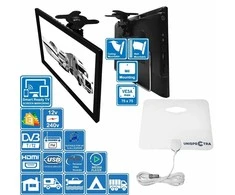 Televizorius Unispectra 19" Mini home/travel TV HD LED TV, 19" (~47 cm) + Screen Mirroring