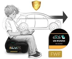 Automobilinė kėdutė, paaukštinimas Isofix 22–36 kg Louis Nukido 710200