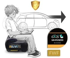 Automobilinė kėdutė, paaukštinimas Isofix 22–36 kg Louis Nukido 710201