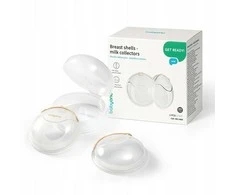 Akuku Baby Ono Silikoninis pieno surinkėjas BabyOno 2in1, 2 vnt.