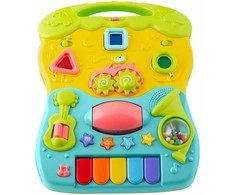 Lavinamasis stumdukas su pianinu 2in1 kūdikiams, Ricokids