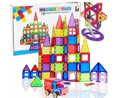 Magnetinis konstruktorius MalPlay, 106 detalės