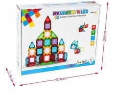 Magnetinis konstruktorius MalPlay, 70 detalių
