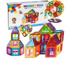 Magnetinis konstruktorius MalPlay, 70 detalių