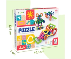 Malplay 3D konstruktorius, 56 vnt.