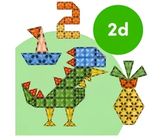 Malplay 3D Magnetinis konstruktorius 82 dalys Gyvūnai