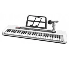 Malplay Didelis vaikiškas pianinas su mikrofonu, 61 klavišas