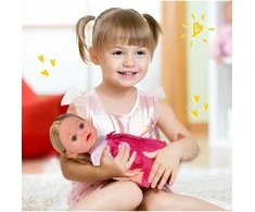Malplay Interaktyvi lėlė kūdikis su priedais, 33 cm