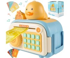 Malplay Interaktyvi vaikiška taupyklė seifas „Duck Piggy Bank“
