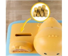 Malplay Interaktyvi vaikiška taupyklė seifas „Duck Piggy Bank“