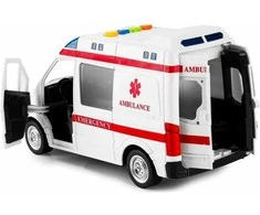 Malplay Interaktyvus greitosios pagalbos automobilis su atsidarančiomis durimis
