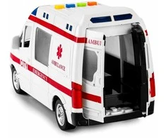 Malplay Interaktyvus greitosios pagalbos automobilis su atsidarančiomis durimis