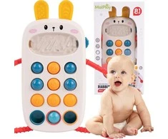 Malplay Interaktyvus jutiminis telefonas kūdikiams su garsu