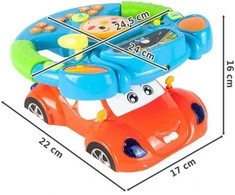 Malplay Interaktyvus lavinamasis muzikinis automobilio vairas