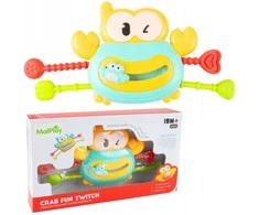 Malplay Interaktyvus Montessori barškutis „Crab Sensory“