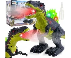 Malplay Interaktyvus T-rex dinozauras šviečia, riaumoja, vaikšto, kvėpuoja garais