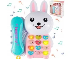 Malplay Interaktyvus žaislinis telefonas Kiškutis