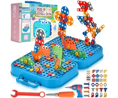 Malplay Konstruktorius su suktuvu, 298 el. Dino