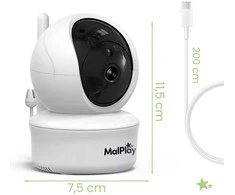 Malplay Kūdikio stebėjimo kamera „NannyEye Complex 5.0“ HD