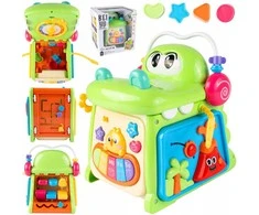 Malplay Lavinamasis kubas su pianinu Krokodilas 4in 1