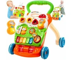 Malplay Lavinamasis stumdukas su pianinu 2in1 kūdikiams