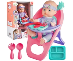 Malplay Lėlė „Baby Sweet Love“ su kėdute ir aksesuarais