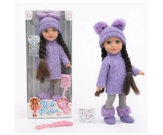 Malplay Lėlė brunetė su priedais šukavimui, 40 cm