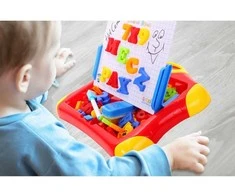 Malplay Magnetinė mokomoji piešimo lenta su priedais