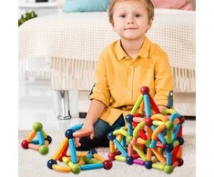 Malplay Magnetinis konstruktorius 3D, 80 detalių