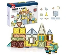 Malplay Magnetinis konstruktorius „Magnetic Blocks”, 60 vnt