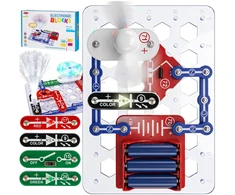Malplay Mažas elektronikos rinkinys vaikams, elektros grandinėms, LED eksperimentams, 8+