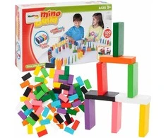Malplay Medinės domino kaladėlės 100 vnt. - Dėlionė