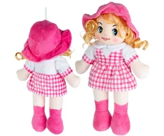 Malplay Minkštas žaislas Skudurinė lėlė Zofia, 35 cm