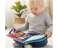 Malplay Montessori manipuliacinė lavinamoji veiklos knyga - lagaminas
