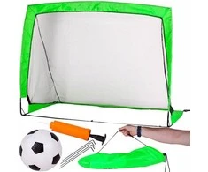 Malplay Nešiojami vaikiški futbolo vartai su kamuoliu ir pompa