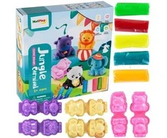 Malplay Plastilino rinkinys su gyvūnų figūrėlėmis