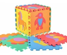 Malplay Putplasčio dėlionė - kilimėlis 29x29 formos, 10 vnt.
