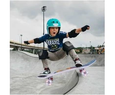 Malplay Riedlentė su rankena, LED ratais, ABEC-7, 65 cm