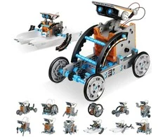 Cooler Stuff Malplay Robotas konstruktorius su saulės baterija, 12in 1
