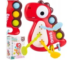 Malplay Sensorinis žaislas - kramtukas kūdikiams Dinozauras