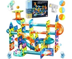 Malplay Šviečiantis magnetinis konstruktorius,110 vnt.