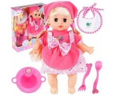Malplay Šviesiaplaukė lėlė Ania su šukuojamais plaukais ir priedais, 30 cm