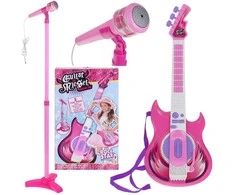 Malplay Vaikiška gitara su mikrofonu ant stovo
