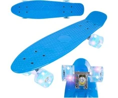 Malplay Vaikiška riedlentė su šviečiančiais LED ratais, 56x15cm