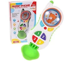 Malplay Vaikiškas muzikinis telefonas su atvartu