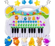 Malplay Vaikiškas pianinas Elektroniniai gyvūnai